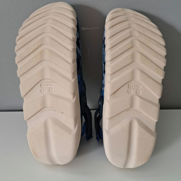 Crocs Adult Duet Max II Clog Blue Camo M7/W9 - Picture 8 of 11